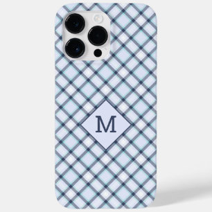 Aangepast Monogram geruit / Tartan Patroon Case-Mate iPhone 14 Pro Max Hoesje