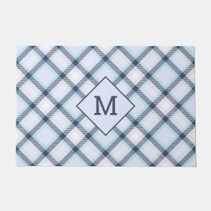 Aangepast Monogram geruit / Tartan Patroon Deurmat
