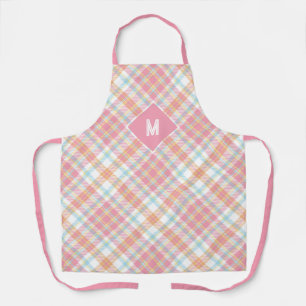 Aangepast Monogram geruit / Tartan Patroon Schort