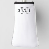 Aangepast monogram golfheadcover (Draai 90)
