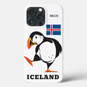 Aangepast monogram IJsland iPhone 13 Pro Hoesje