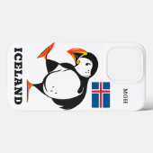 Aangepast monogram IJsland Case-Mate iPhone Case (Achterkant (horizontaal))