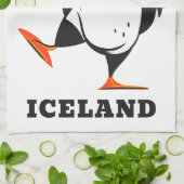 Aangepast monogram IJsland Theedoek (Gevouwen)