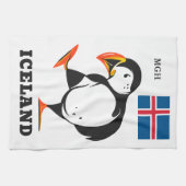 Aangepast monogram IJsland Theedoek (Horizontaal)