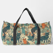 Aangepast Monogram Katten Patroon Plunjezak (Voorkant)