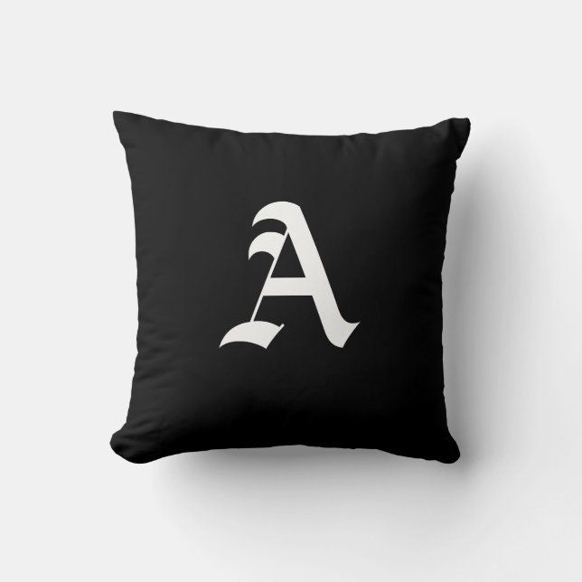 Aangepast monogram kussen (Voorkant)