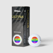 Aangepast monogram, LGBT Rainbow Pride Phoenix Ris Golfballen (Verpakking)