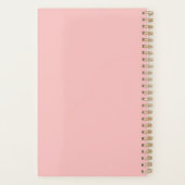 Aangepast monogram, 'Lollypop Vibes' retro Planner (Achterkant)