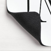 Aangepast monogram muismat (Hoek)