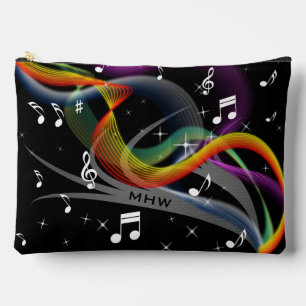 Aangepast monogram muziekillustratie etui