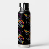 Aangepast monogram muziekillustratie waterfles (Links)