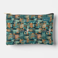 Aangepast Monogram Nederlandse Huizen Patroon