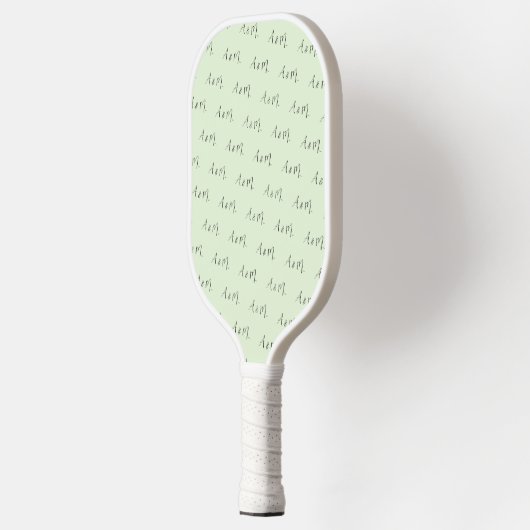 Aangepast monogram patroon en tekst pickleball paddle (Links)