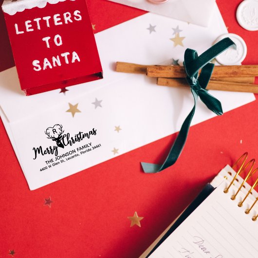 Aangepast Monogram retouradres Rubberstempel