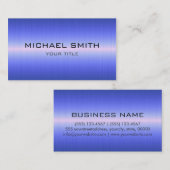 Aangepast monogram roestvrij staal Metaal 2 Visitekaartje (Voorkant / Achterkant)