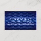 Aangepast monogram roestvrij staal visitekaartje (Achterkant)