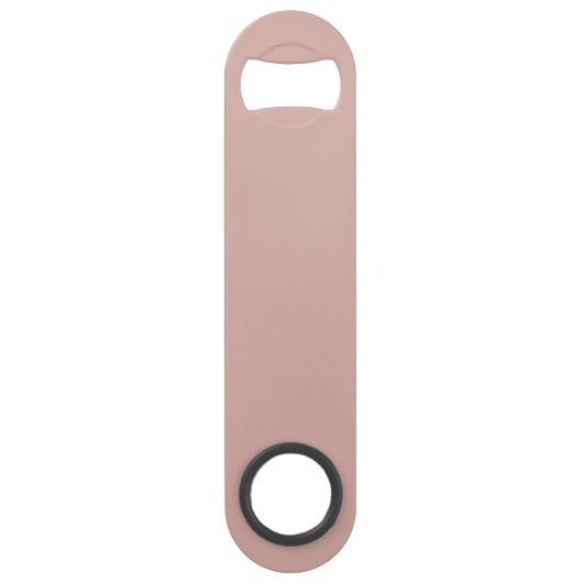 Aangepast monogram - Roze met script tekst Bar Key Speed Flessenopener (Achterkant)