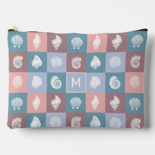 Aangepast monogram schelpen patroon etui