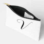 Aangepast monogram script initiaal etui (Open)