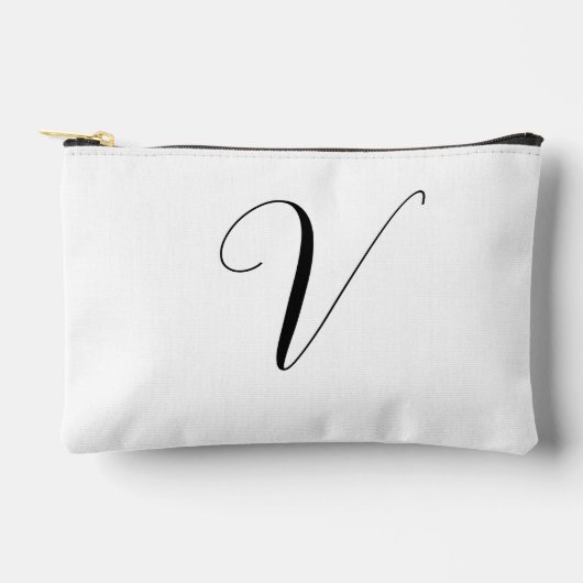 Aangepast monogram script initiaal etui (Voorkant)