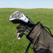 Aangepast Monogram Sierkat Golfheadcover (Insitu)
