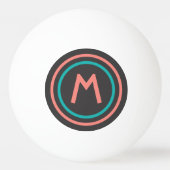 Aangepast monogram Stripes Pattern pingpongballen (Achterkant)