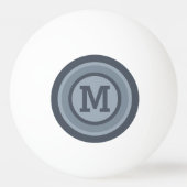 Aangepast monogram Stripes Pattern pingpongballen (Achterkant)