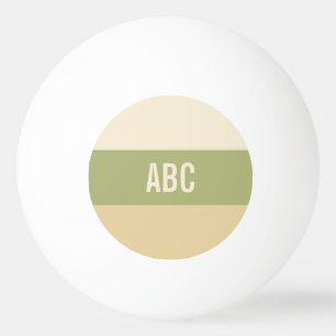 Aangepast monogram Stripes Pattern pingpongballen