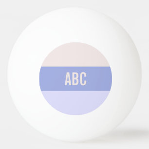 Aangepast monogram Stripes Pattern pingpongballen