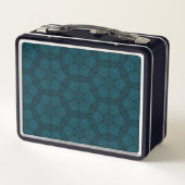 Aangepast monogram teal Navy Blue (Achterkant)