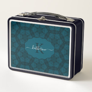 Aangepast monogram teal Navy Blue