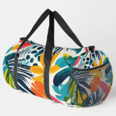 Aangepast Monogram Tropisch Abstract Patroon Plunjezak (Rechterhoek)