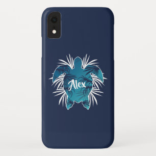 Aangepast monogram  Tropische Hawaïaanse Aloha-sc iPhone XR Hoesje