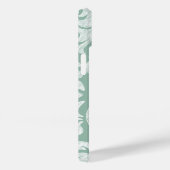 Aangepast monogram van het type Mint en Gray Damas Case-Mate iPhone Case (Achterkant / Rechts)
