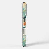 Aangepast monogram Waterverf bladpatroon Case-Mate iPhone Case (Achterkant / Rechts)
