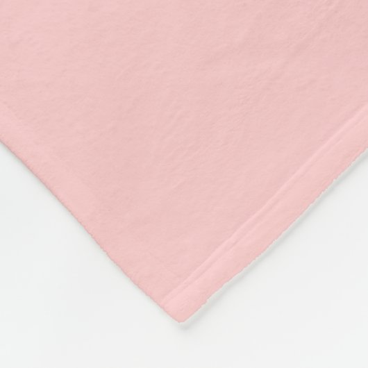 Aangepast monogram zwart-wit en roze Chevron Fleece Deken (Hoek)