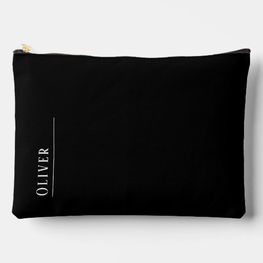 Aangepast monogram, zwart-wit etui (Voorkant)