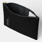 Aangepast monogram, zwart-wit etui (Open)