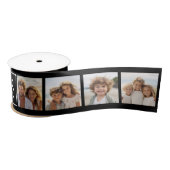 Aangepast monogram zwart-wit fotocollage lint (Spoel)