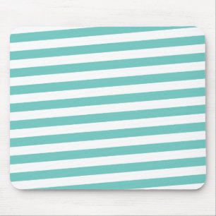 Aangepast muismatje Abstracte Strepen Aqua Muismat