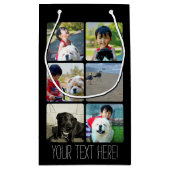 Aangepast multi-foto Afbeelding collage Klein Cadeauzakje (Achterkant)