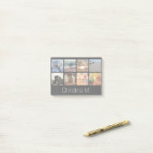 Aangepast multi-foto Afbeelding collage Post-it® Notes (Op bureau)