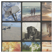 Aangepast multi-foto Afbeelding collage Stof (Close Up)