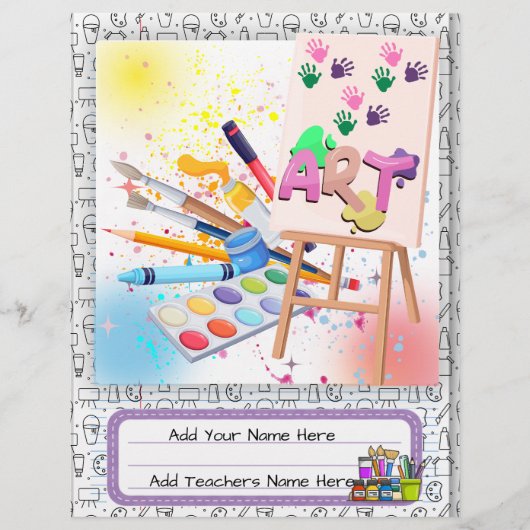 Aangepast Multomap Hoesje | Bewerkbaar ontwerp Flyer (Voorkant)