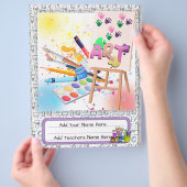 Aangepast Multomap Hoesje | Bewerkbaar ontwerp Flyer (Hand)