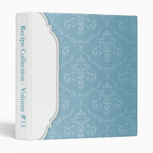 Aangepast Multomap voor Elegant Modern Blue Damask