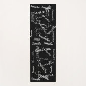 Aangepast naamscript Aangepast monogram Yogamat (Voorkant)