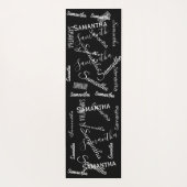 Aangepast naamscript Aangepast monogram Yogamat (Achterkant)