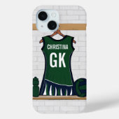 Aangepast netbaluniform Case-Mate iPhone case (Achterkant)