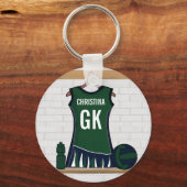 Aangepast netbaluniform sleutelhanger (Voorkant)